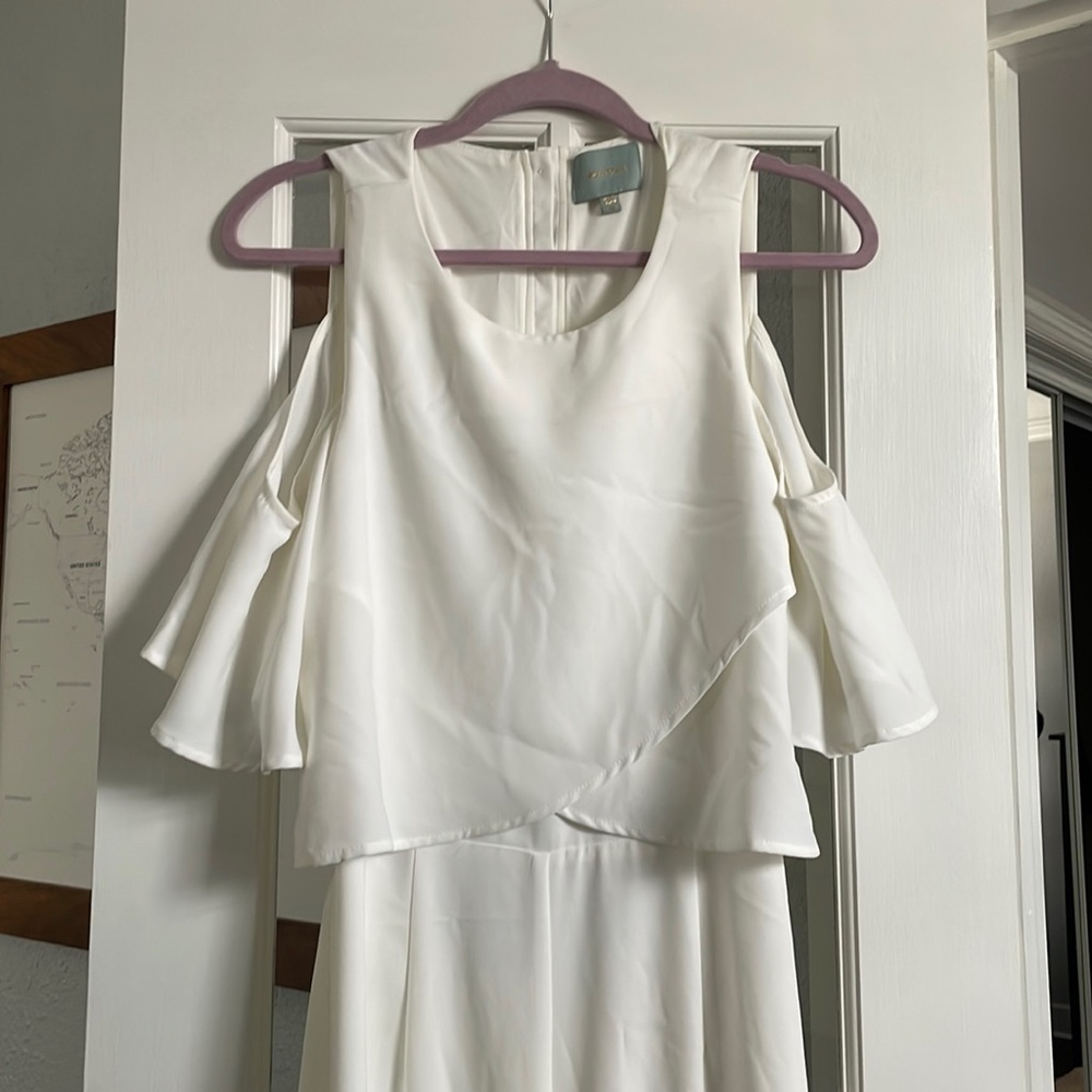 Skies are Blue white jumpsuit, size M